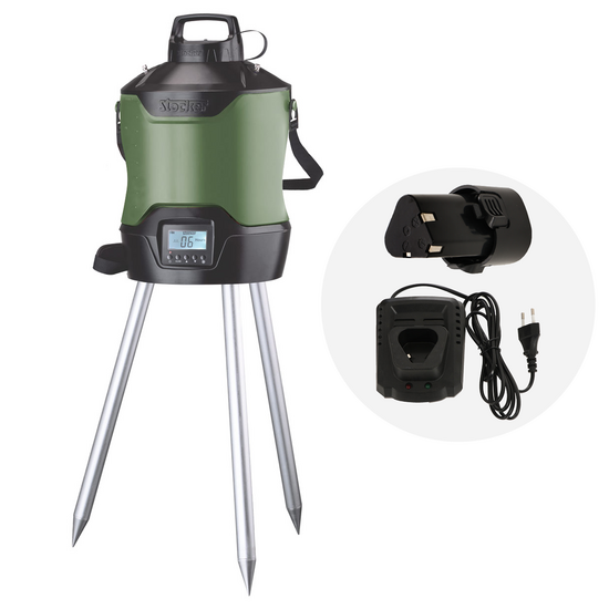 Stocker Geyser 12L - Nebulizador repelente de mosquitos para jard&iacute;n de bater&iacute;a - 12 Litros - 12V 2.5Ah
