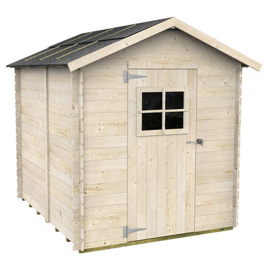 Alce Gaeta 178x218 - Caseta de jard&iacute;n de madera - Con ventana delantera - Gaeta 178x218x205 cm