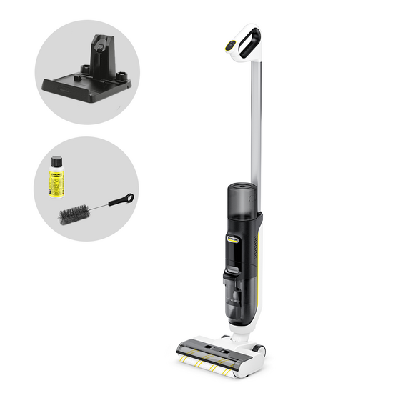 Karcher FCV 3 - Fregadora de baterías - 3 en 1: lava, seca y aspira