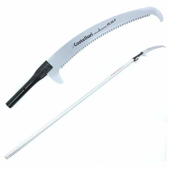 Serrucho telesc&oacute;pico con p&eacute;rtiga de aluminio de 4 m, Castellari PS 35 PT