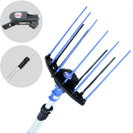 Campagnola Nuovo Holly - P&eacute;rtiga de aluminio - 330 - 245 cm - Vareador de aceitunas el&eacute;ctrico de bater&iacute;a