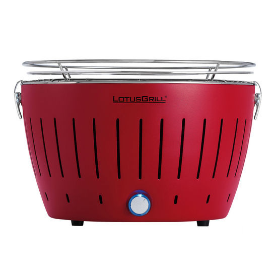 LotusGrill LG G34 U RD - Barbacoa portátil para exteriores - Roja