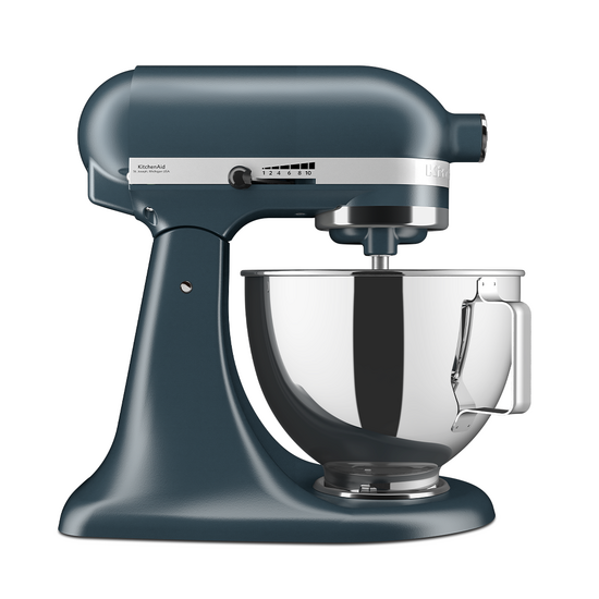 KitchenAid Classic 5KSM95PS-EBS Azul Acero - Amasadora planetaria con cabezal inclinable