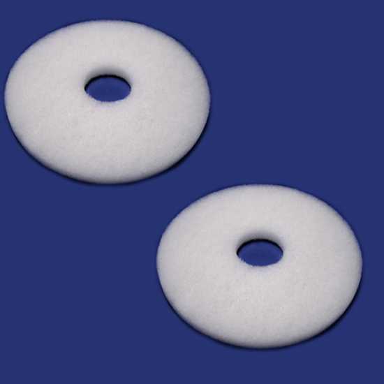 Doble disco abrasivo blanco para fregadora Grande Brio 55