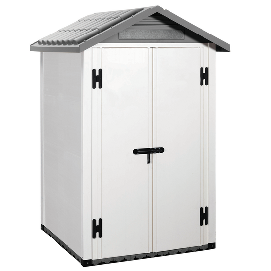 Garofalo Urban 120 - Caseta de jard&iacute;n - Con puerta de doble hoja - 122,5 x 122,5 x 214 cm