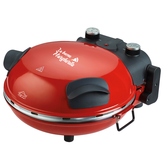 DCG Pizza Maker - Horno el&eacute;ctrico para pizza - Piedra refractaria