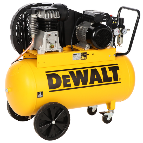 DeWalt DXCMB3M101HE - Compresor de aire el&eacute;ctrico monof&aacute;sico con correa - Motor de 3 HP - 100  L