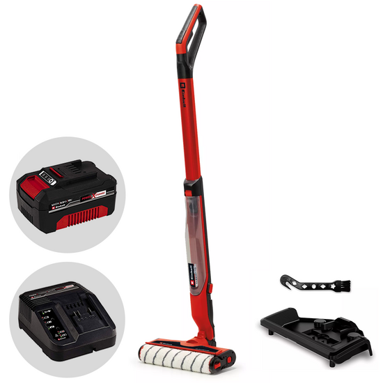 Einhell CLEANEXXO - Fregadora de bater&iacute;a -  3 en 1 lava, seca y aspira