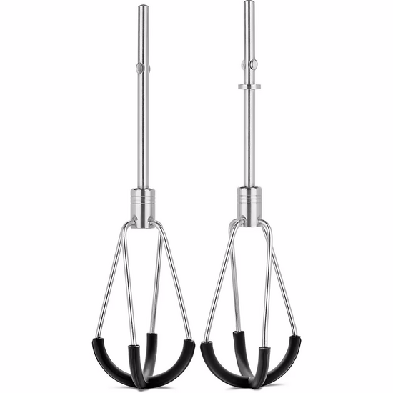 KitchenAid 5KHMFEB2 - Batidores de silicona para amasadora