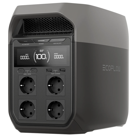 EcoFlow Delta 3 - Bater&iacute;a Estaci&oacute;n de energ&iacute;a Port&aacute;til - 1800 W - 1024 Wh/51.2V