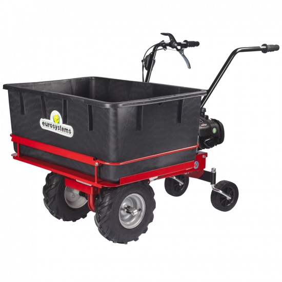 Accesorio plataforma de chapa 60x80 con cuba en pl&aacute;stico para carretilla