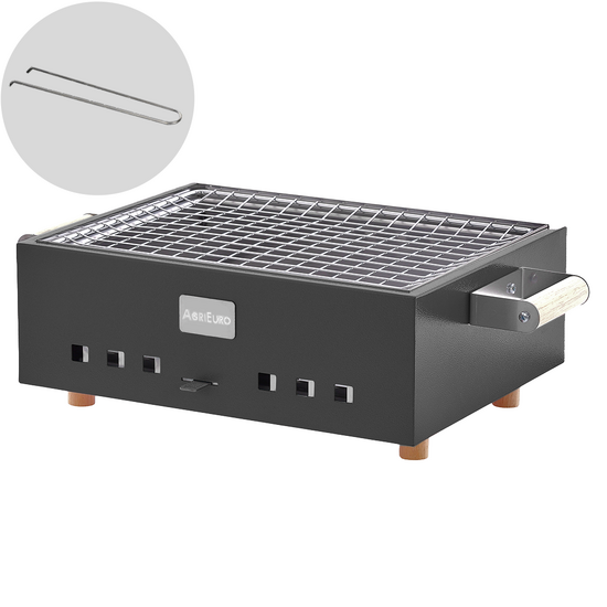 Barbacoa de carb&oacute;n de mesa Dalmazio - Artesanal - Antracita