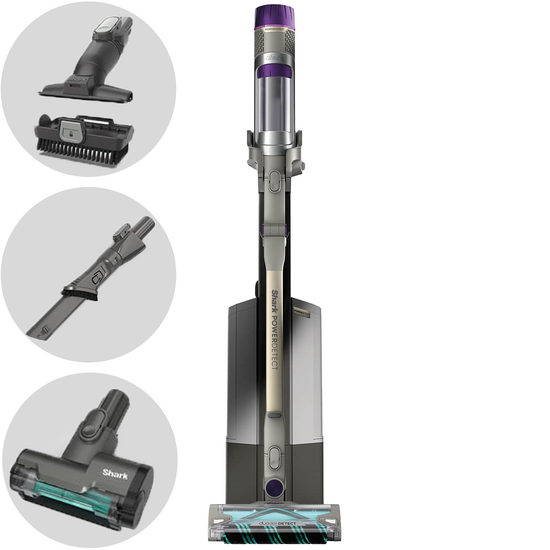 Shark PowerDetect Clean & Empty IP3251EUT - Aspiradora - Escoba eléctrica 2 en 1 - Batería de 21,6 V - Autovaciado