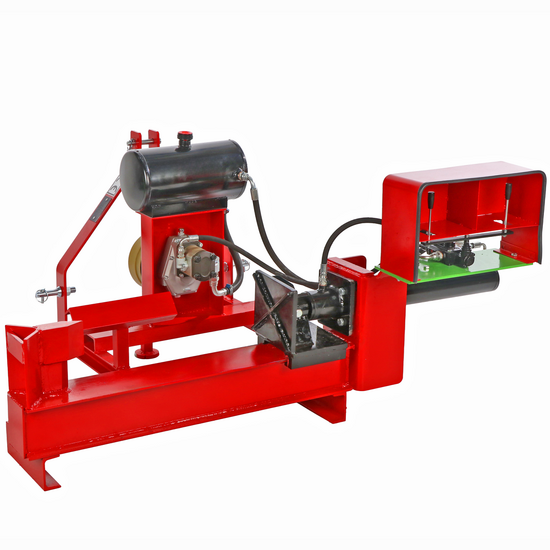 Rajadora de le&ntilde;a para tractor 16T - Horizontal