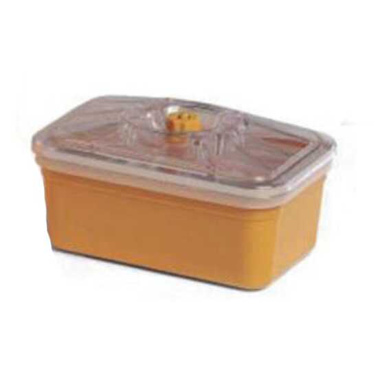 Recipiente para vacío 20x25 - altura 8 cm - con tapa - profesional