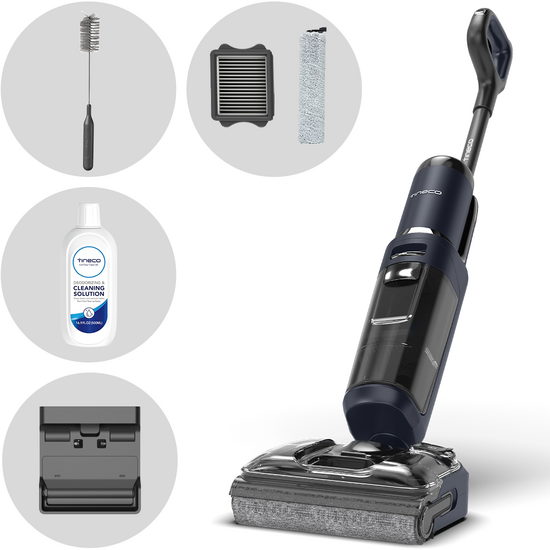 Tineco Floor One S7 Stretch - Fregadora de bater&iacute;a smart - 3 en 1: lava, seca y aspira