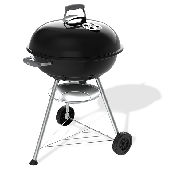 Weber Compact Kettle 57 - Barbacoa de carb&oacute;n - Di&aacute;metro de la parrilla 57 cm
