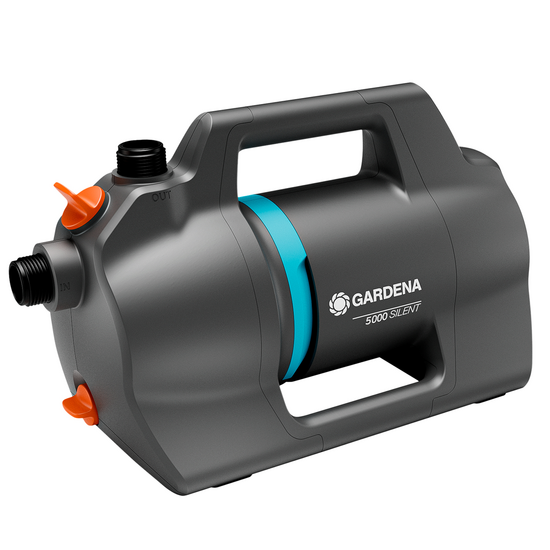 Gardena 5000 Silent - Bomba eléctrica para riego de jardín - 550 W