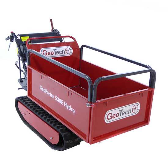 Carretilla de orugas con motor GeoTech Pro 530E GeoPorter Hydro, hidr&aacute;ulico, capacidad 500 kg