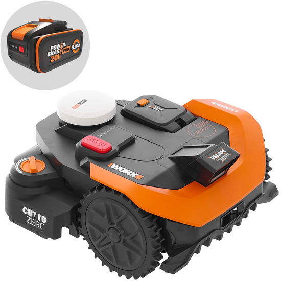 Worx Landroid Vision Cloud WR330E - Robot cortacésped - Sin instalación
