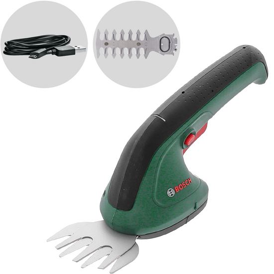 Bosch EasyShear - Tijeras cortacésped con batería integrada - 3,6 V 1,5 Ah