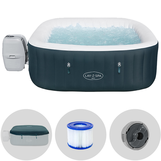 Bestway Lay-Z-Spa Ibiza AirJet 6002U - &Oslash;180x66 cm - Piscina de hidromasaje spa para 4-6 personas