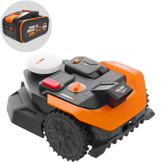 Worx Landroid Vision Cloud WR305E - Robot cortac&eacute;sped - Sin instalaci&oacute;n