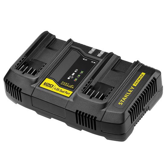 Cargador doble Stanley V20 STANLEY FATMAX - 18 V/4,0 A