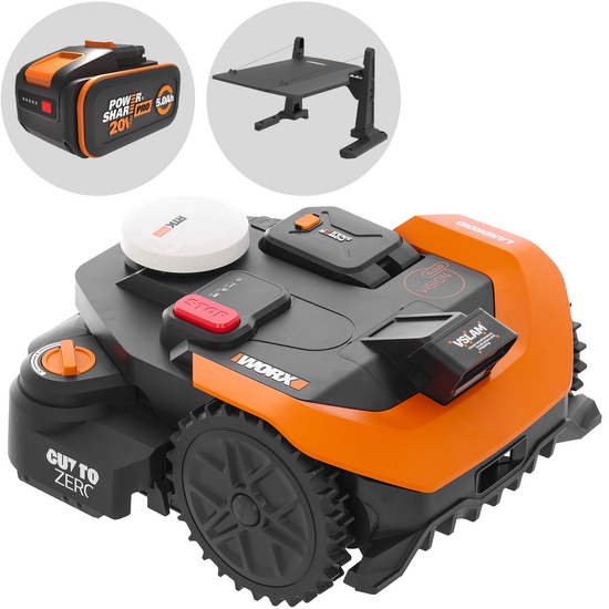 Worx Landroid Vision Cloud WR318E - Robot cortacésped - Sin instalación - ¡Caseta gratis!