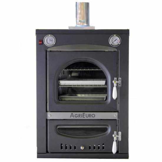 Horno de le&ntilde;a de empotrar Nuevo Minimus 50 Inc en acero &ndash; 3 pisos