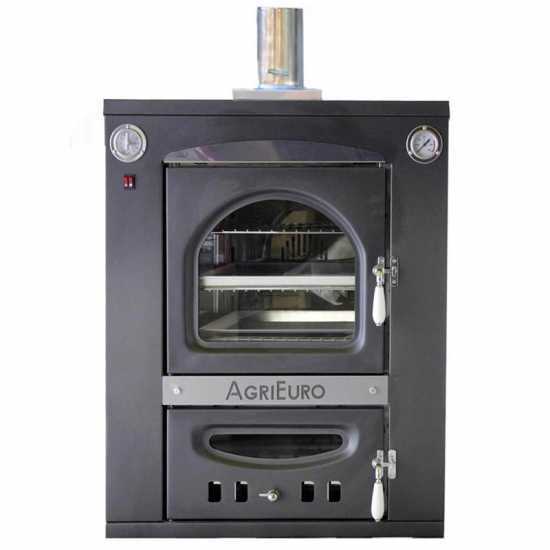 Horno de le&ntilde;a de emprotar Medius 60 Inc en acero - Ventilado
