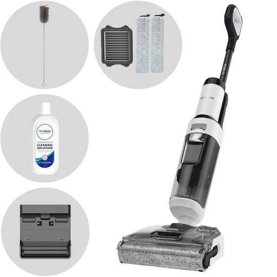 Tineco Floor One S5 Stretch Extreme - Fregadora de bater&iacute;a smart - 3 en 1: lava, seca y aspira