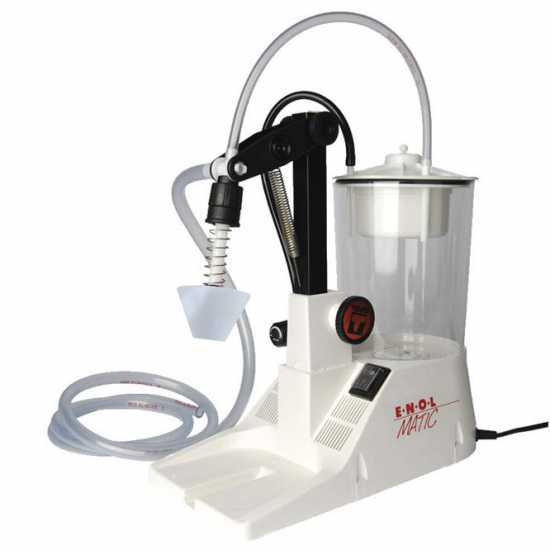 Tenco Enolmatic - Embotelladora el&eacute;ctrica de banco para botellas de cuello ancho