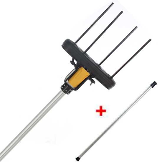Volpi Giulivo 4YOU - Vareador de aceitunas eléctrico de batería - 240-370 cm - vibrador con pértiga + barra alargadora
