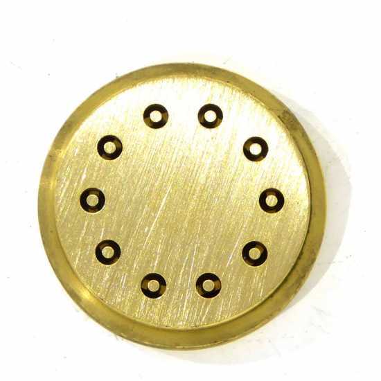 Hilera en lat&oacute;n para BUCATINI 4 a 10 mm. para m&aacute;quina pasta New O.M.R.A.