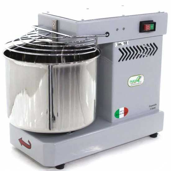 Famag IM 10/230 1 Velocidad Silver - Amasadora de espiral 10 kg
