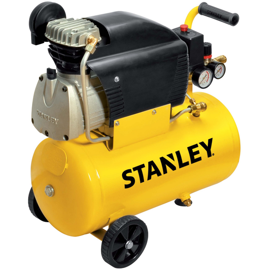 Stanley D210/8/24 - Compresor de aire el&eacute;ctrico monof&aacute;sico - Motor 2 HP - 24 L