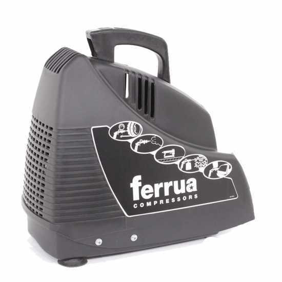 Ferrua Family - Compresor de aire el&eacute;ctrico port&aacute;til, sin aceite - Motor 1.5 HP