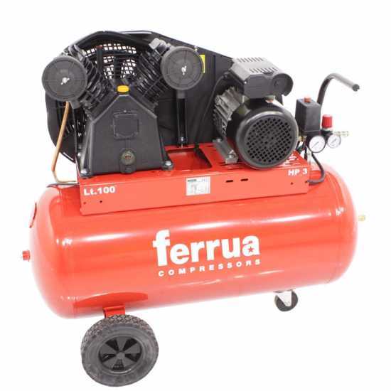Ferrua VCF/100 CM3 - Compresor de aire el&eacute;ctrico de correa - motor 3 HP - 100 l