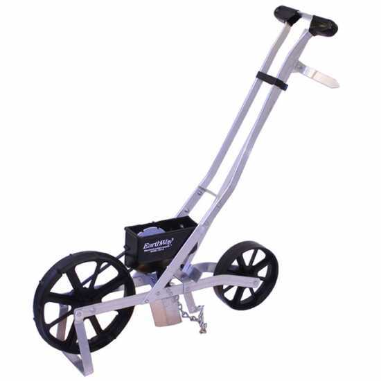 Sembradora manual de huerto con chasis en aluminio Earthway 1001B - m&aacute;quina de precisi&oacute;n