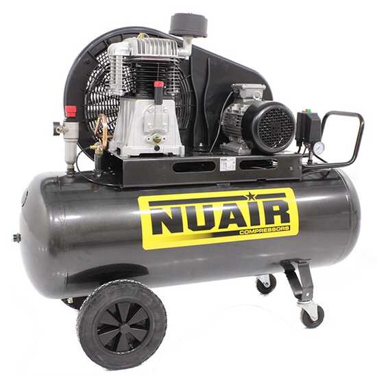 Nuair NB/5,5CT/270 - Compresor de aire el&eacute;ctrico trif&aacute;sico de correa - motor 5.5 HP - 270 l