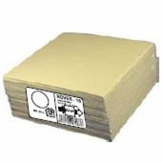 Tipo 0 - n.25 cartones filtrantes Rover para bombas con filtro de vino - 20x20 cm