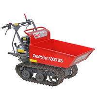 GeoTech GeoPorter 330D BS - Carretilla con motor - Caj&oacute;n dumper capacidad 300 kg