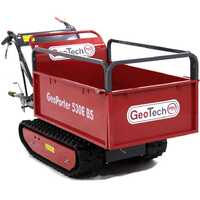Carretilla de orugas GeoTech Pro GeoPorter 530E BS CR950, caja extensible, capacidad 500 Kg