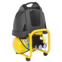 ABAC VENTO B15 - Compresor de aire eléctrico portátil monofásico, sin aceite - Motor 1.5 HP - 6 L