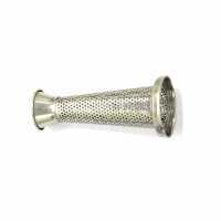 N.3 cono filtro de acero INOX, agujeros de 2,5 mm, trituradora de tomate Reber