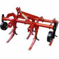 Subsolador agrícola para tractor serie pesada 200 - 5 púas - ruedas de acero