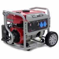 GeoTech Pro GGP 2500 - Generador de corriente con ruedas y AVR 2.2 kW - Continua 2 kw Monof&aacute;sica