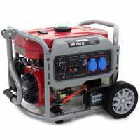 GeoTech Pro GGP 3500 ES - Generador de corriente con ruedas y AVR 3 kW - Continua 2.8 kw Monof&aacute;sica