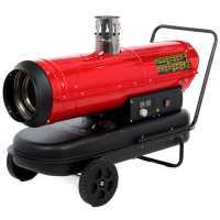 GeoTech IDH 3000 - Generador de aire caliente di&eacute;sel - de combusti&oacute;n indirecta - con ruedas
